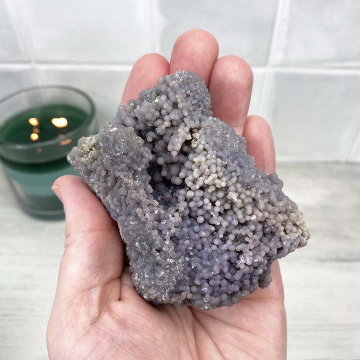 Natural Purple Grape Agate Specimen