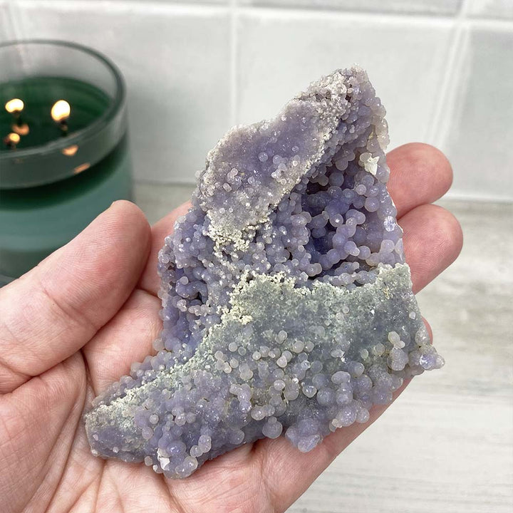 Natural Purple Grape Agate Specimen