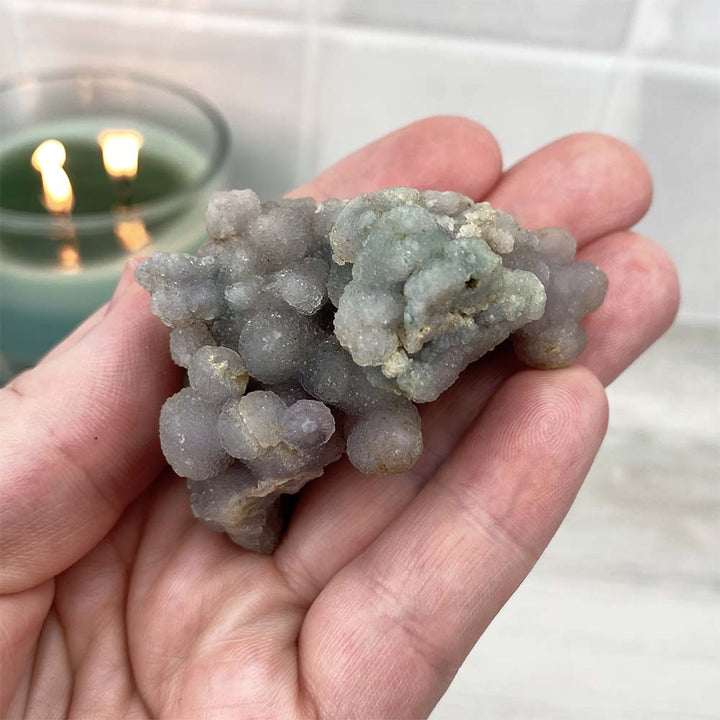 Natural Grape Agate Specimen from Madagascar