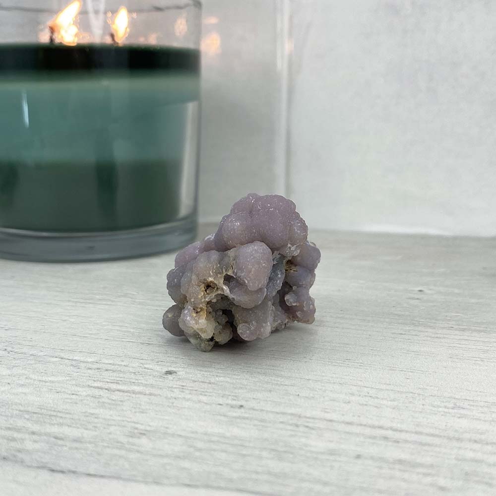Natural Grape Agate Specimen from Madagascar