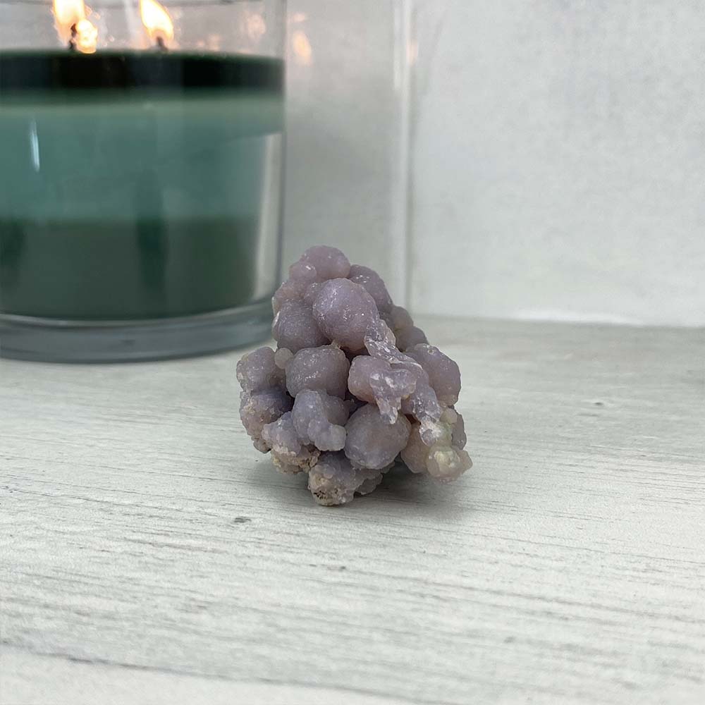 Natural Grape Agate Specimen from Madagascar
