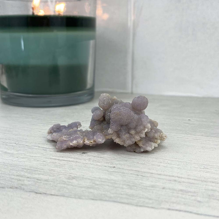 Natural Grape Agate Specimen from Madagascar