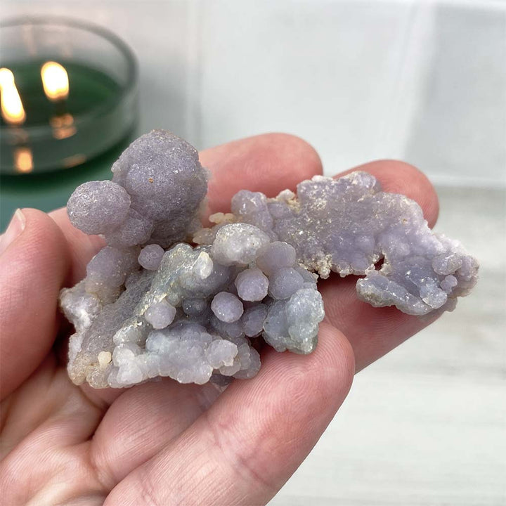 Natural Grape Agate Specimen from Madagascar