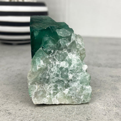 green fluorite cube natural specimen
