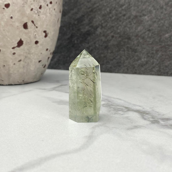 Polished Green Quartz Tower