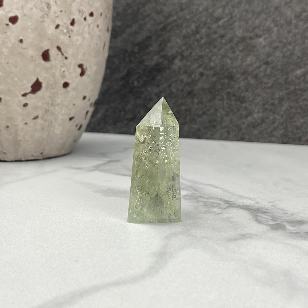 Polished Green Quartz Tower