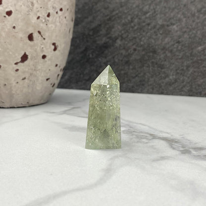 Polished Green Quartz Tower