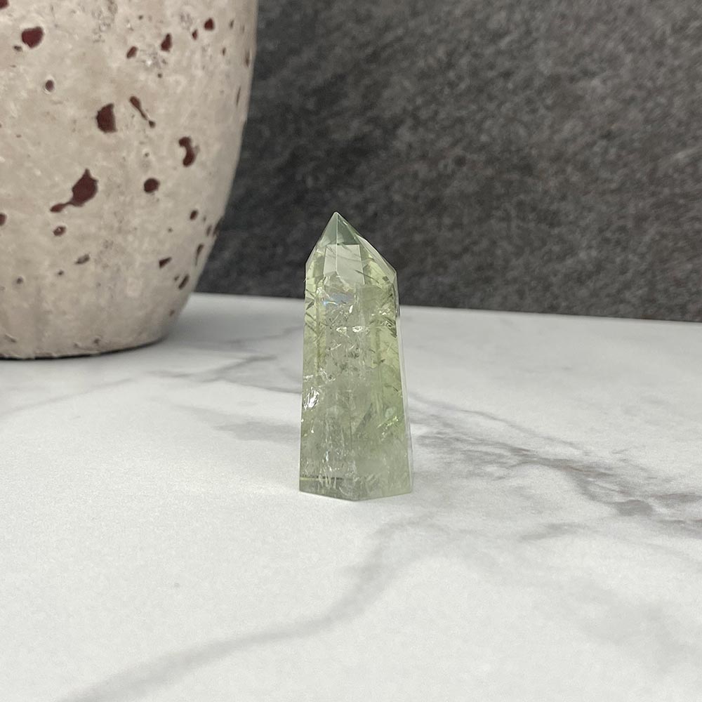Polished Green Quartz Tower