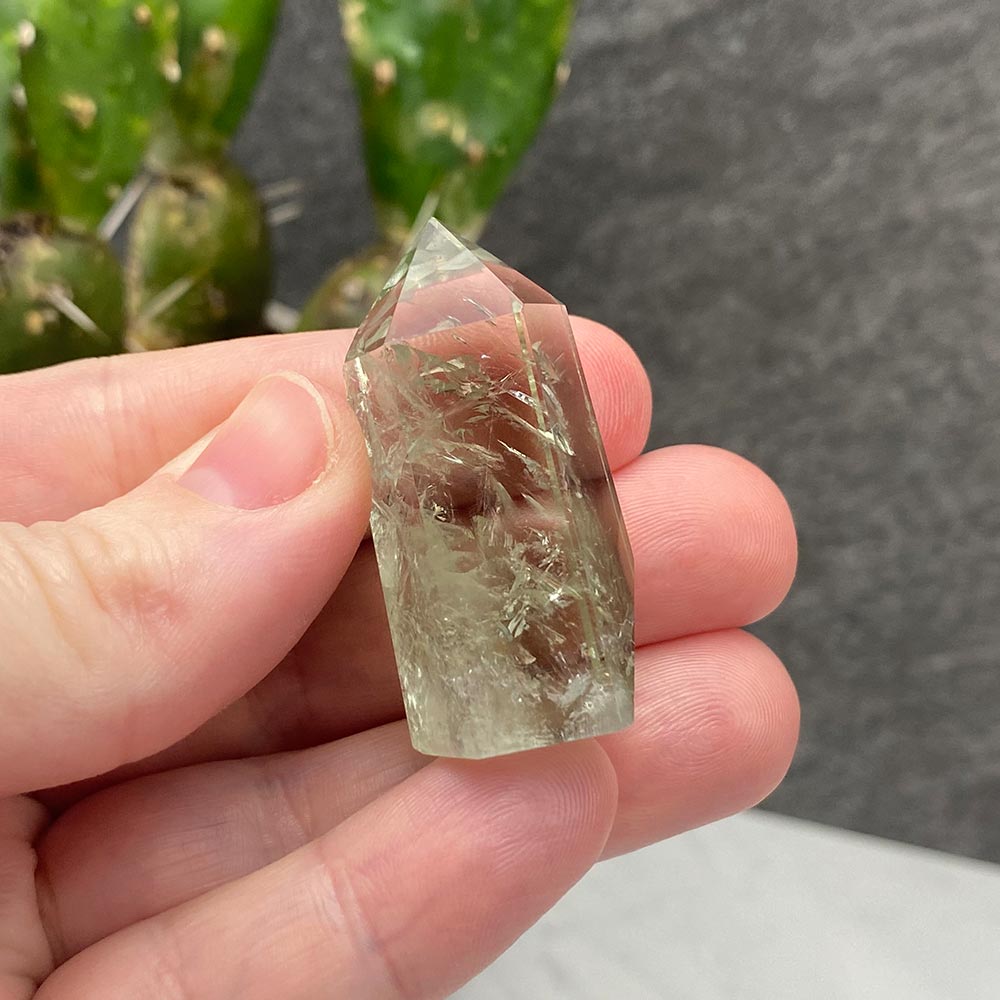 Polished Green Quartz Tower