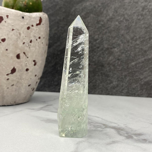 Polished Green Quartz Tower