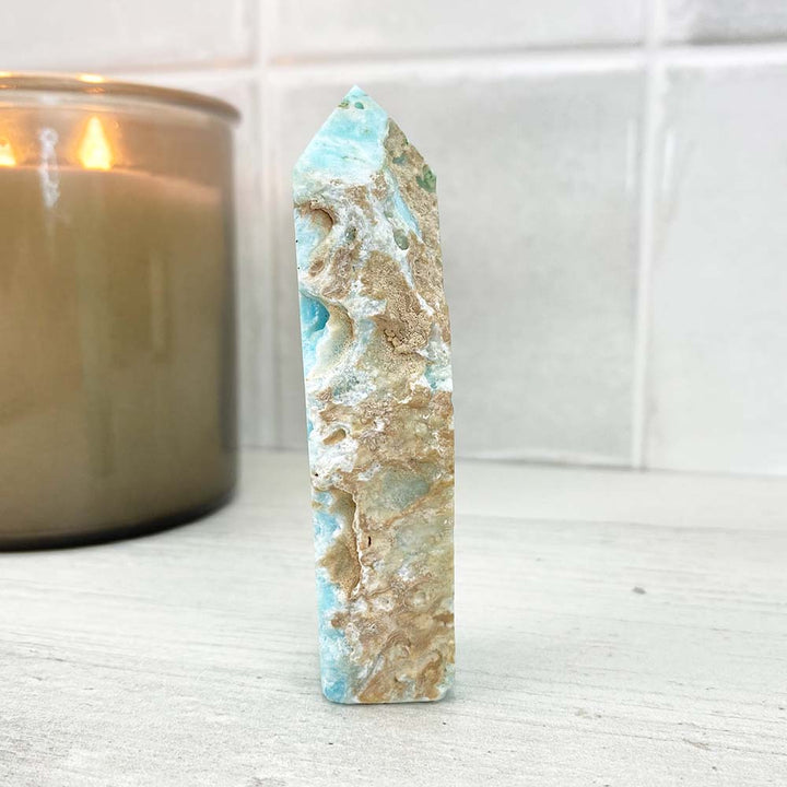 Polished Hemimorphite Tower