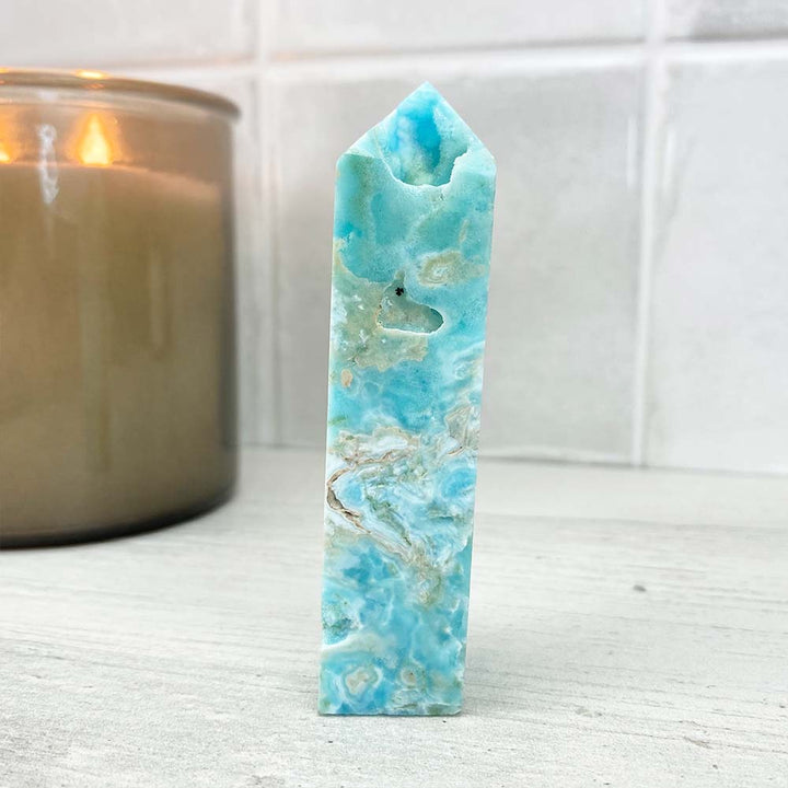 Polished Hemimorphite Tower