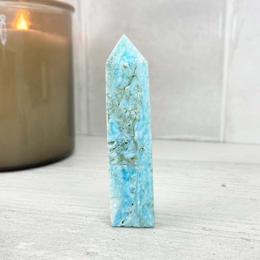 Polished Hemimorphite Tower