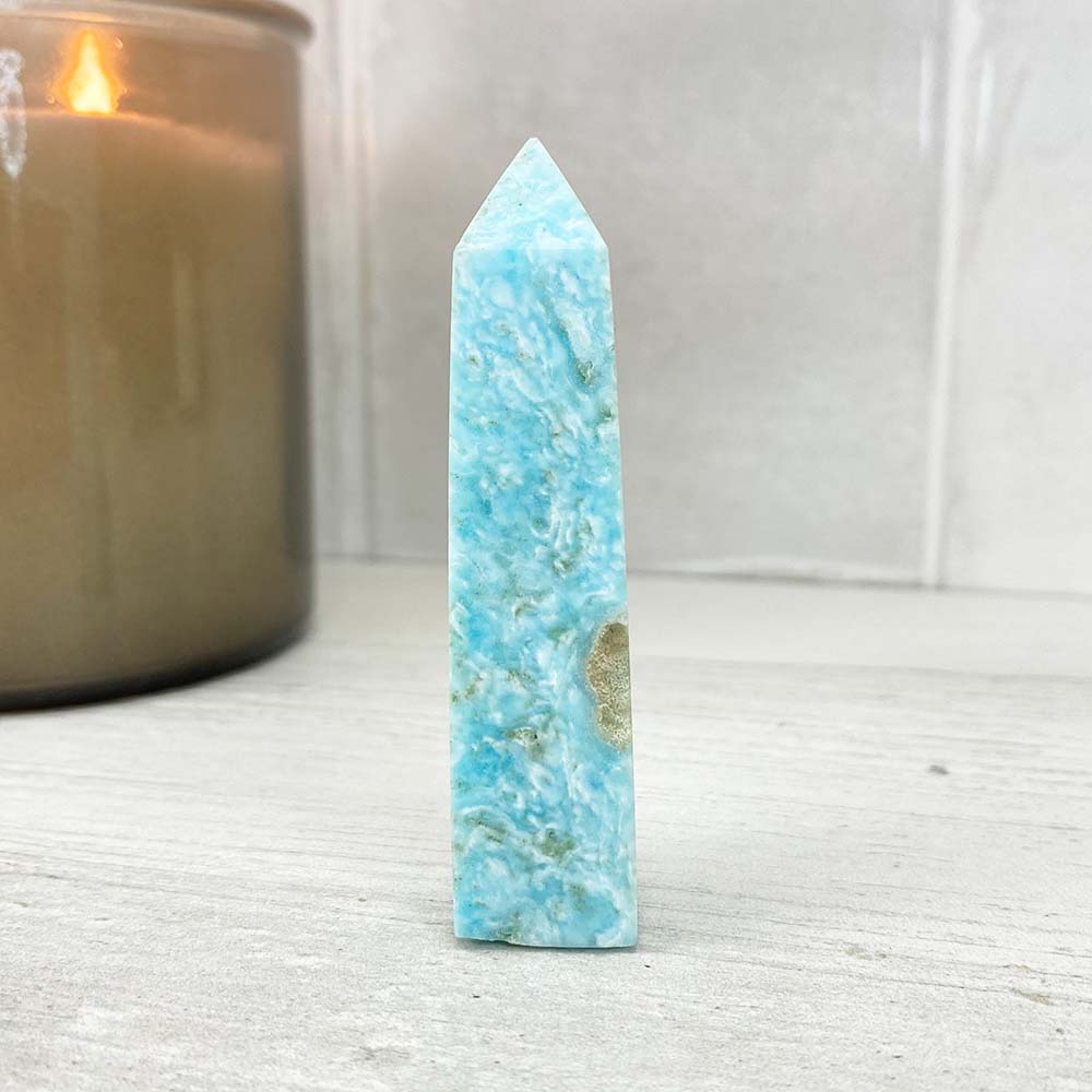 Polished Hemimorphite Tower