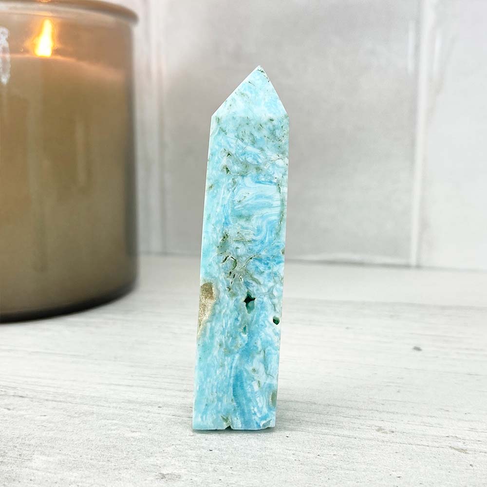 Polished Hemimorphite Tower