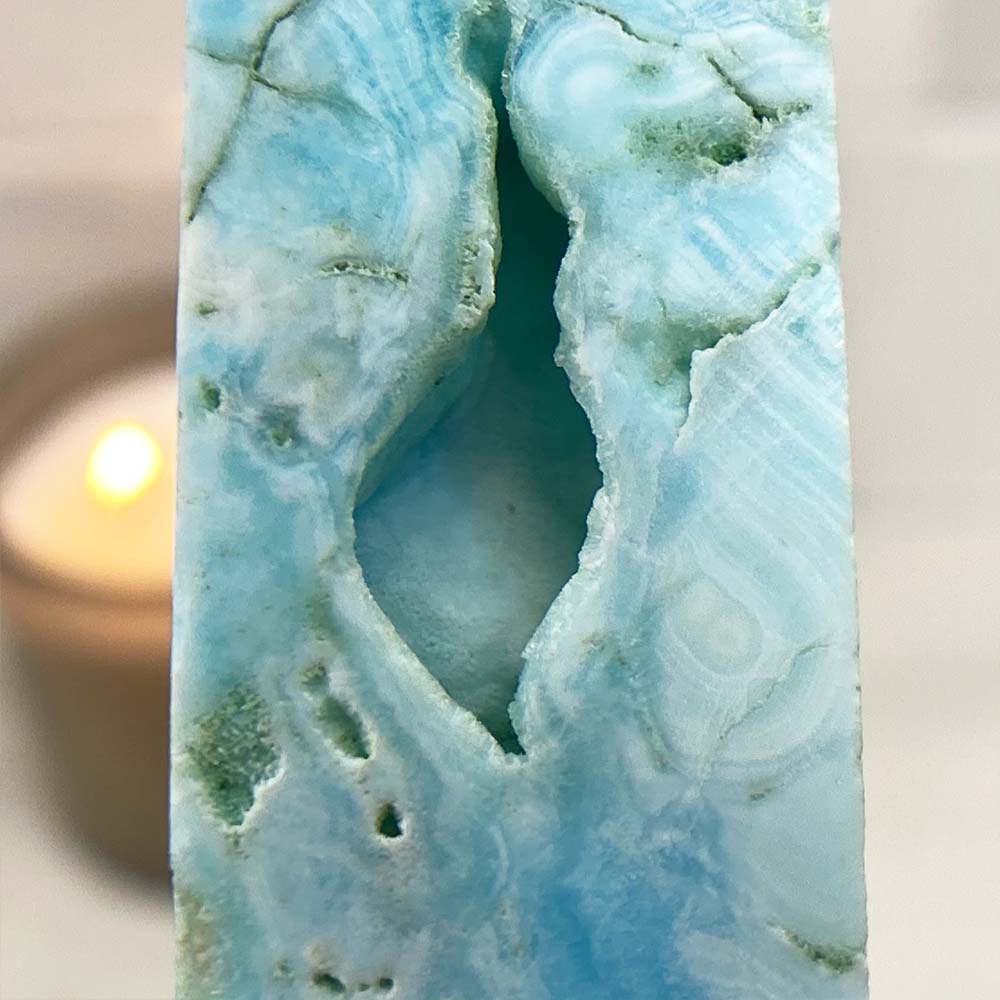 Polished Hemimorphite Tower