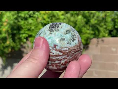 Polished Larimar Sphere