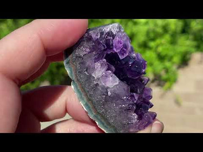 Heart Shaped Amethyst Cluster