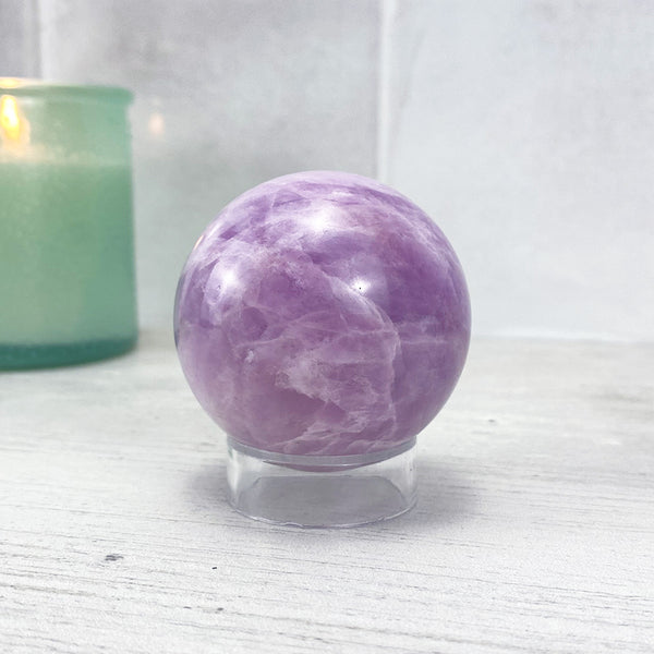 Polished Kunzite Sphere