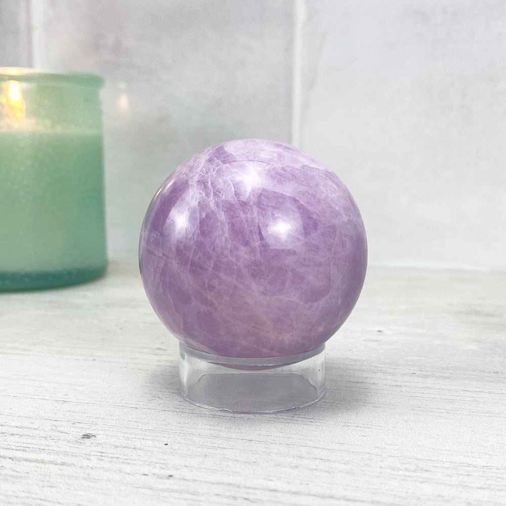 Polished Kunzite Sphere