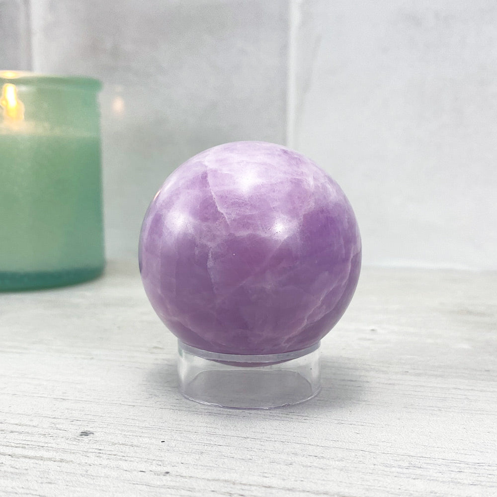 Polished Kunzite Sphere