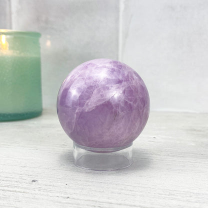Polished Kunzite Sphere