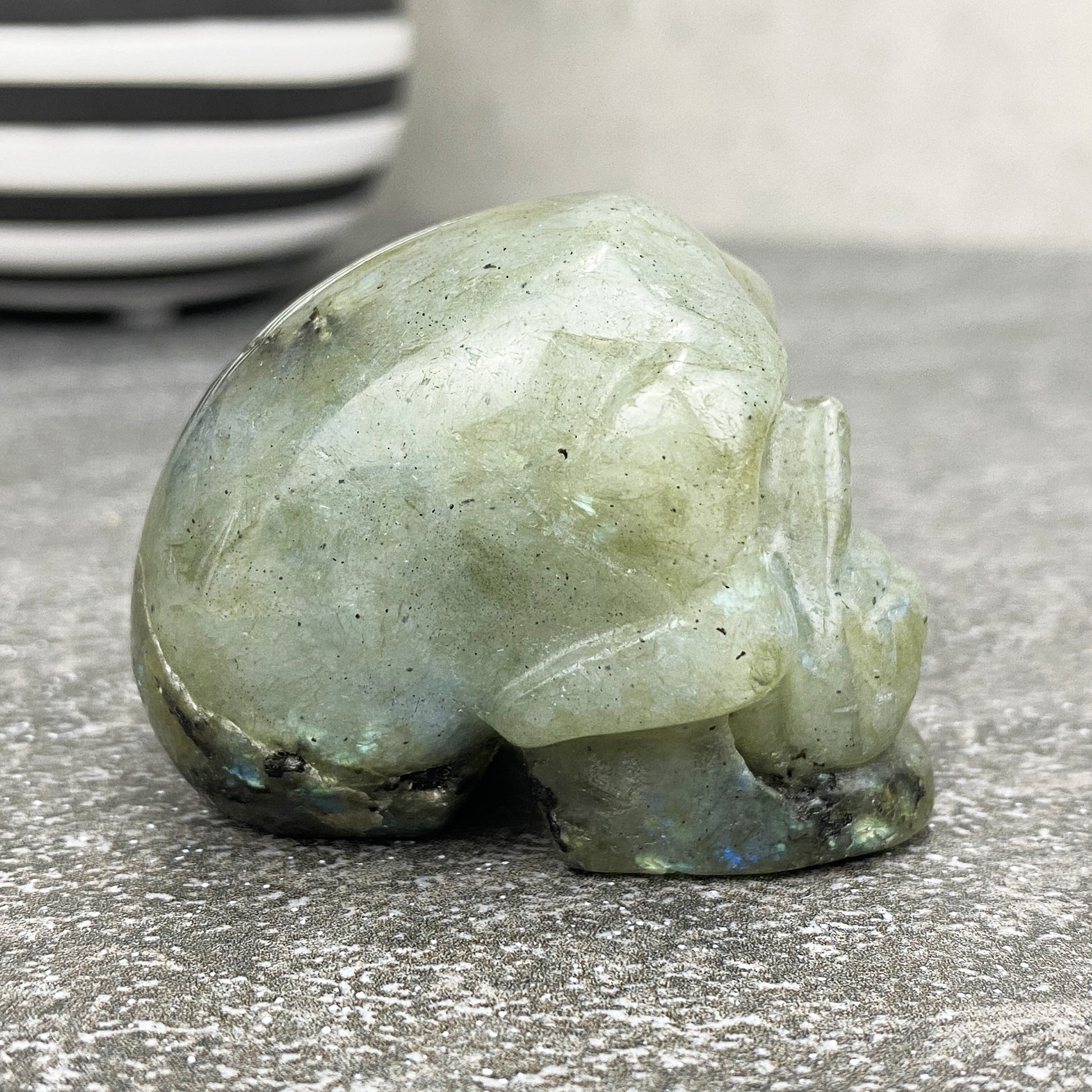 Labradorite Mini Skull Carving