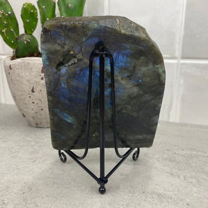Labradorite Ganesha slab carving
