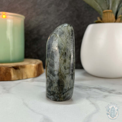 Polished Purple and Blue Flash Labradorite Freeform
