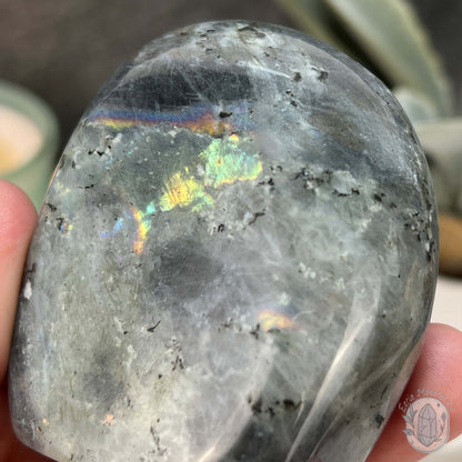 Polished Blue and Purple Flash Labradorite Freeform
