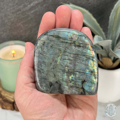 Polished Rainbow Flash Labradorite Freeform
