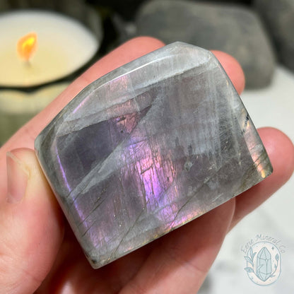 Lavender Sunset Colored Flash Labradorite Freeform