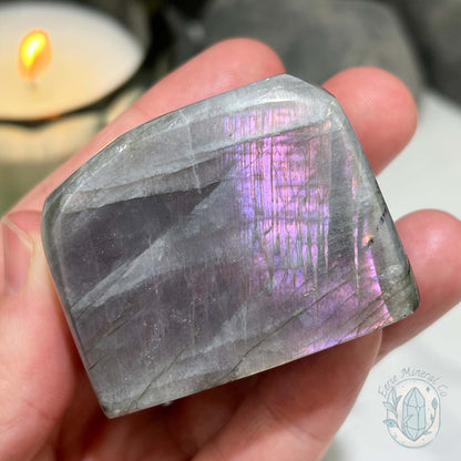 Lavender Sunset Colored Flash Labradorite Freeform