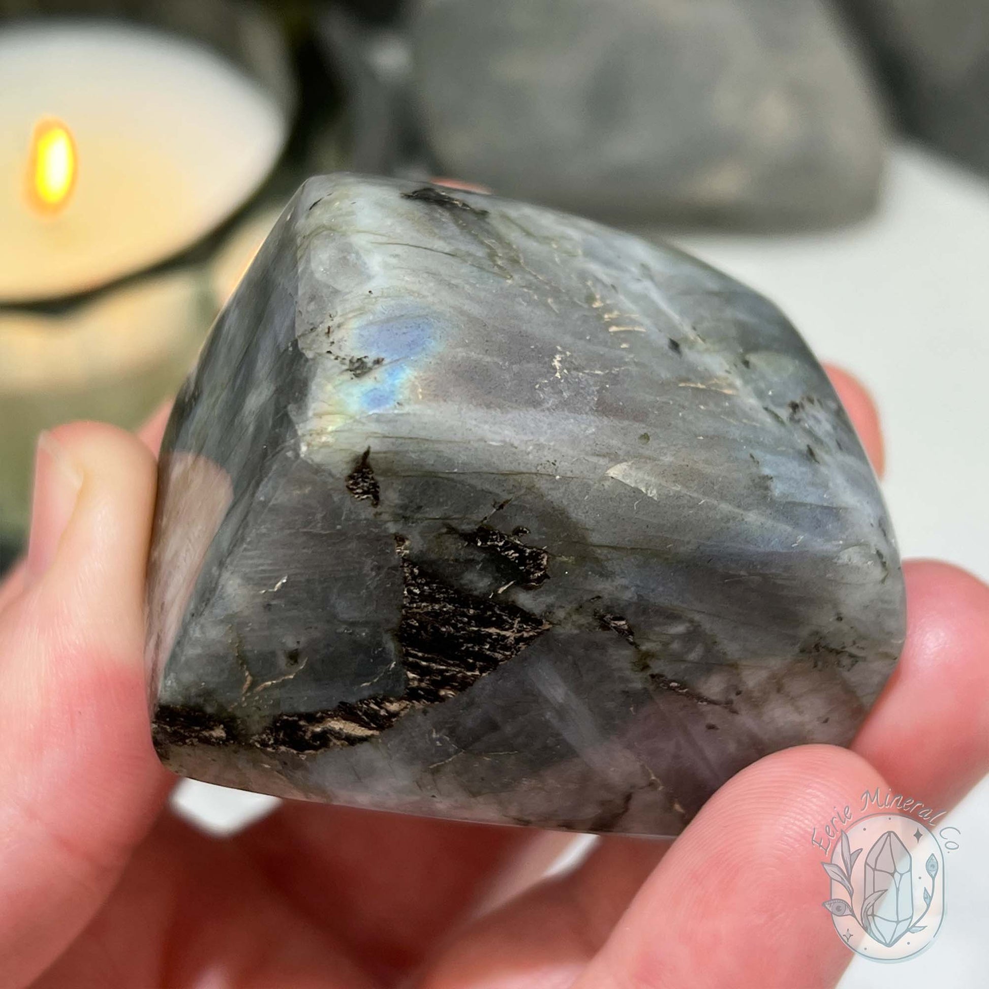 Lavender Sunset Colored Flash Labradorite Freeform