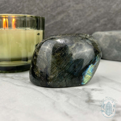 Polished Blue Flash Labradorite Freeform