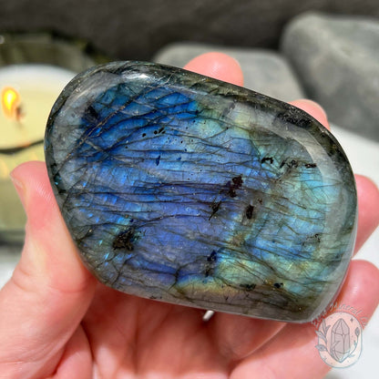 Polished Blue Flash Labradorite Freeform
