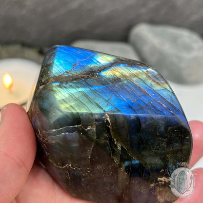 Polished Blue Flash Labradorite Freeform