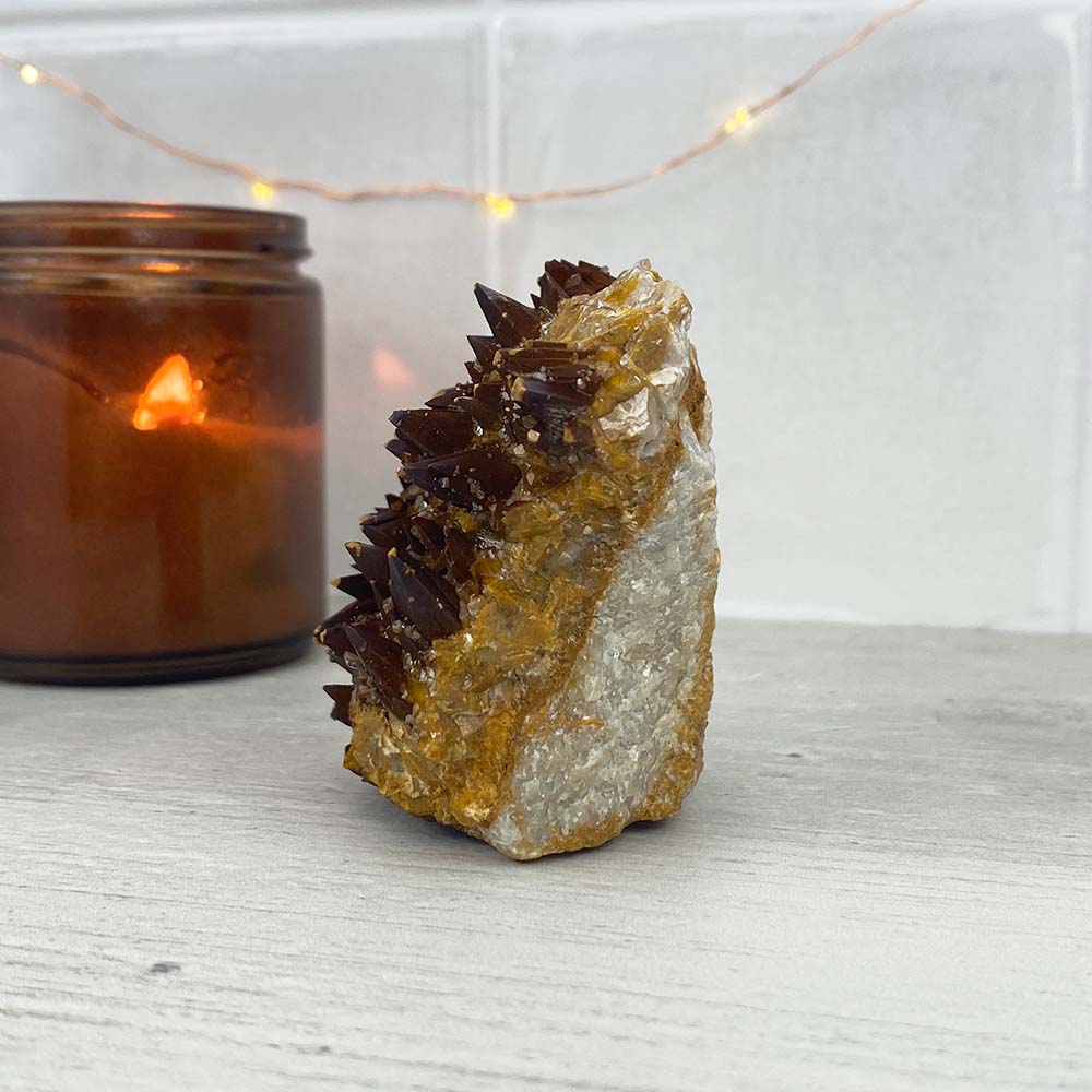 Leiping Mine Calcite with Hematite Specimen
