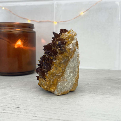 Leiping Mine Calcite with Hematite Specimen