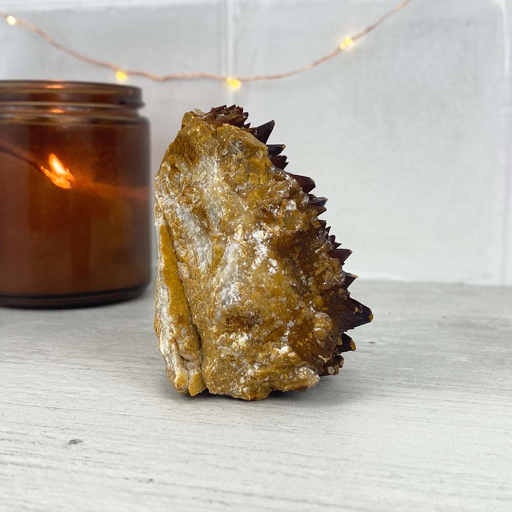 Leiping Mine Calcite with Hematite Specimen