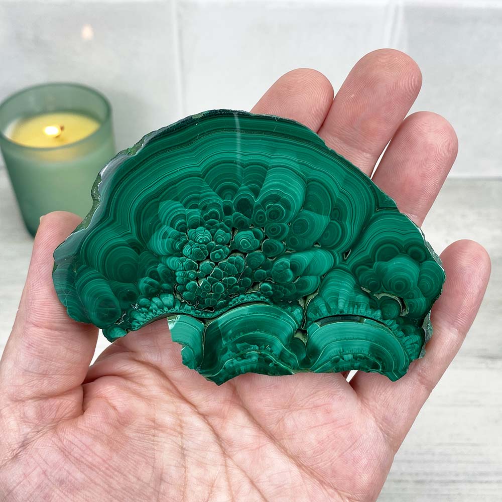 Polished Malachite Slab