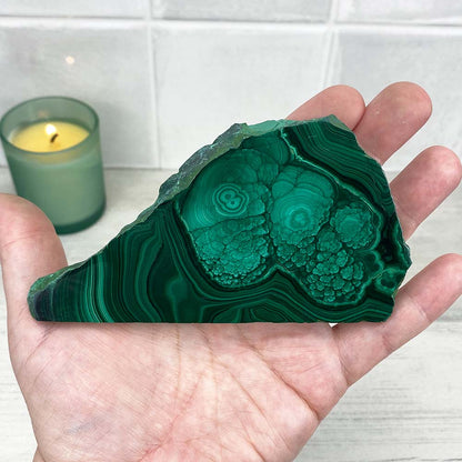 Polished Malachite Slab