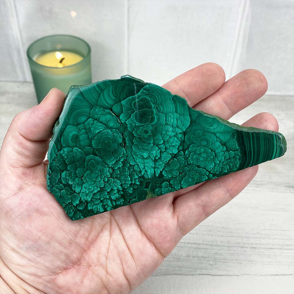 Polished Malachite Slab