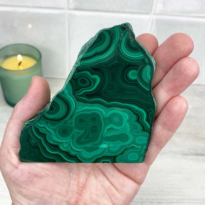 Polished Malachite Slab