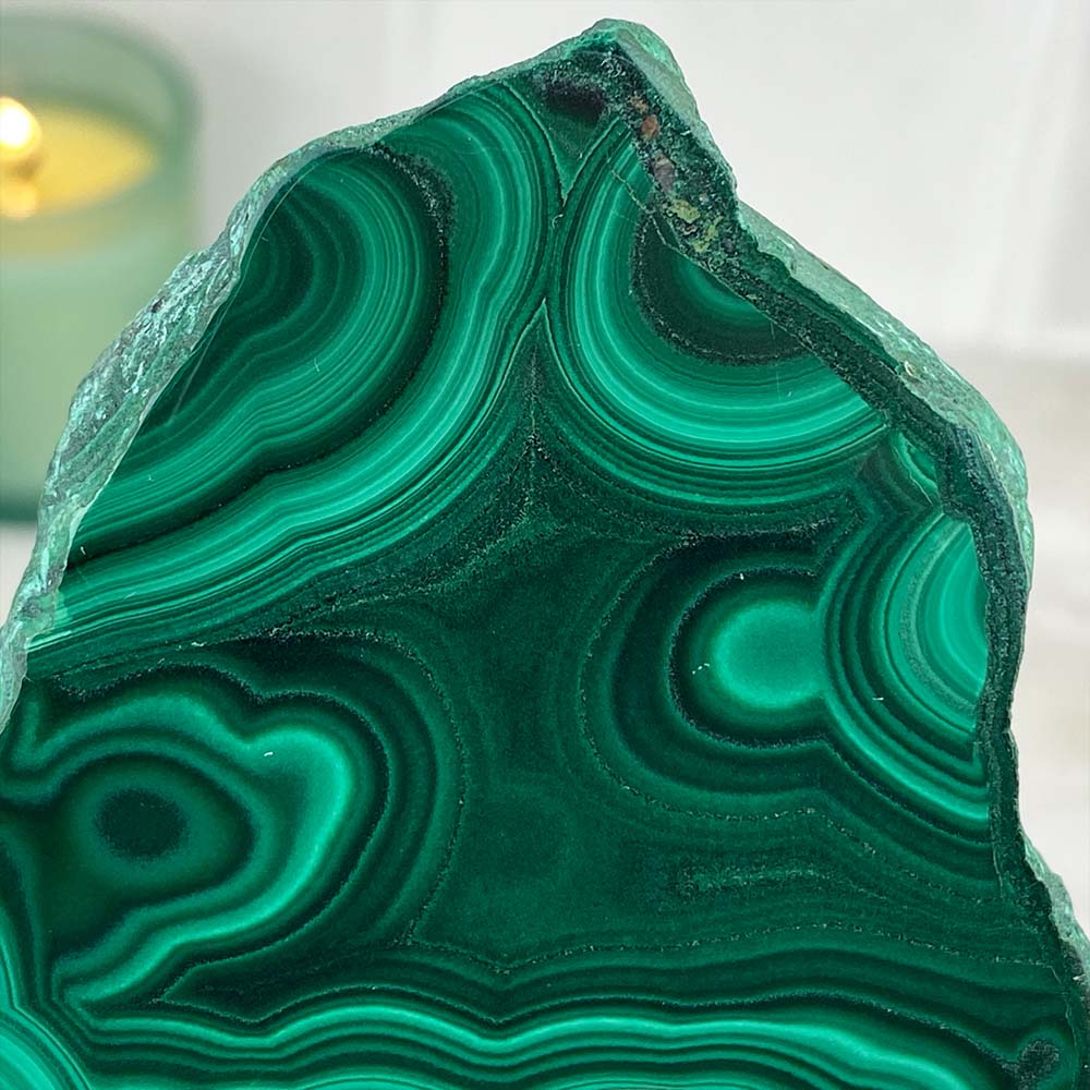 Polished Malachite Slab