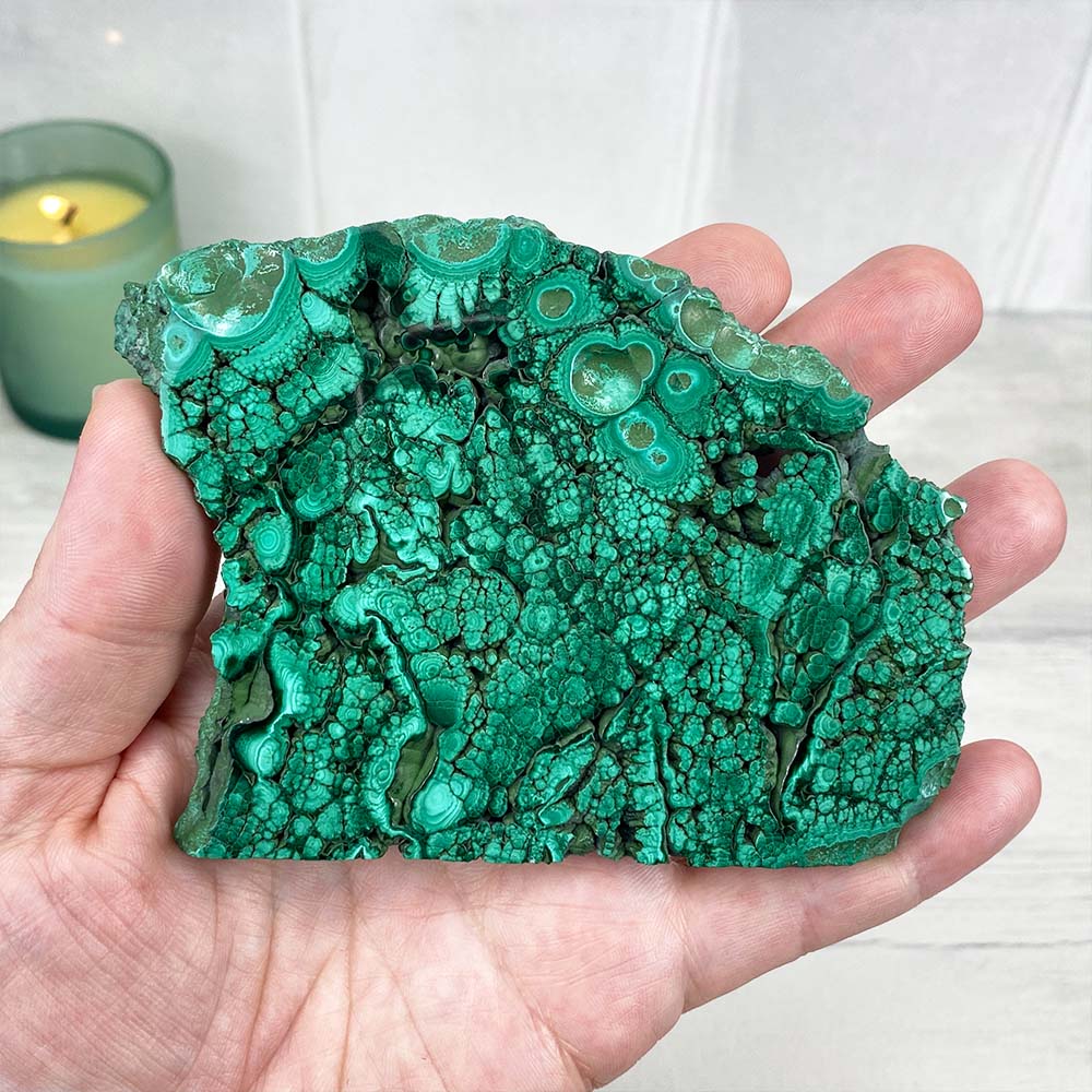 Polished Malachite Slab