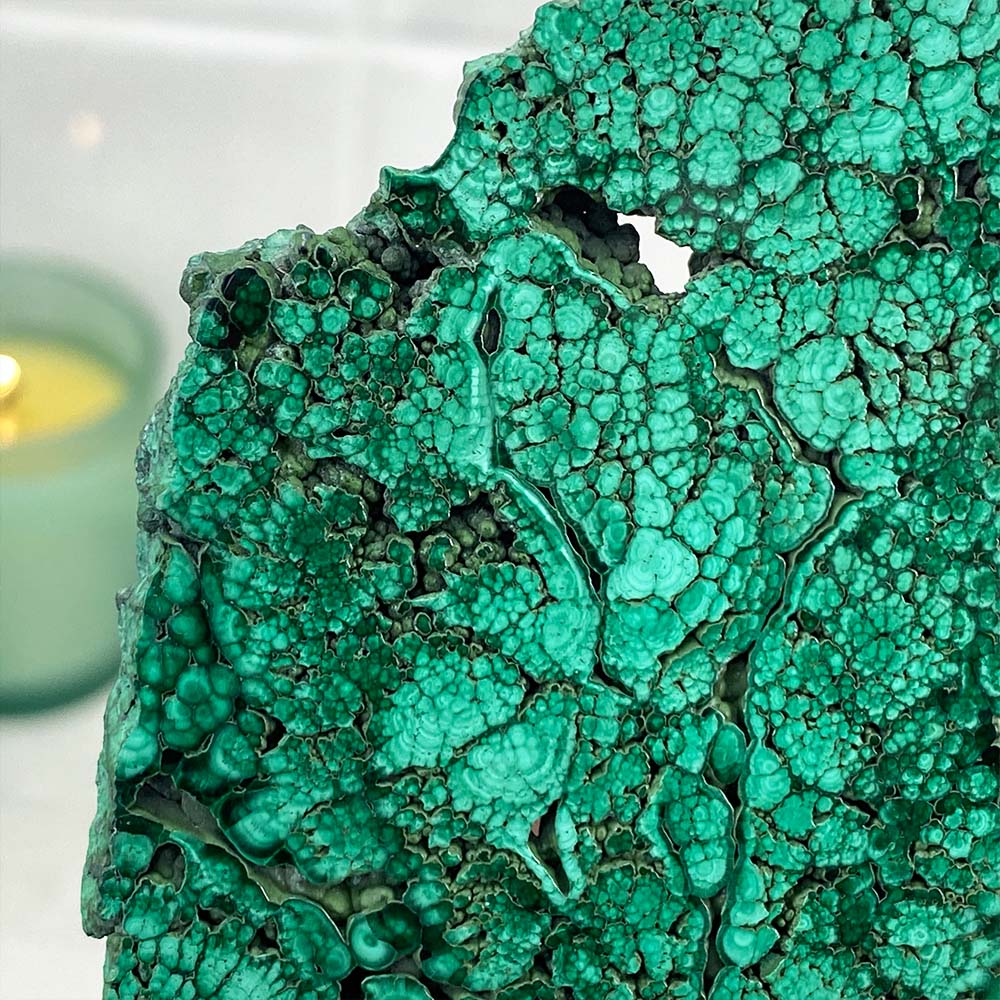 Polished Malachite Slab