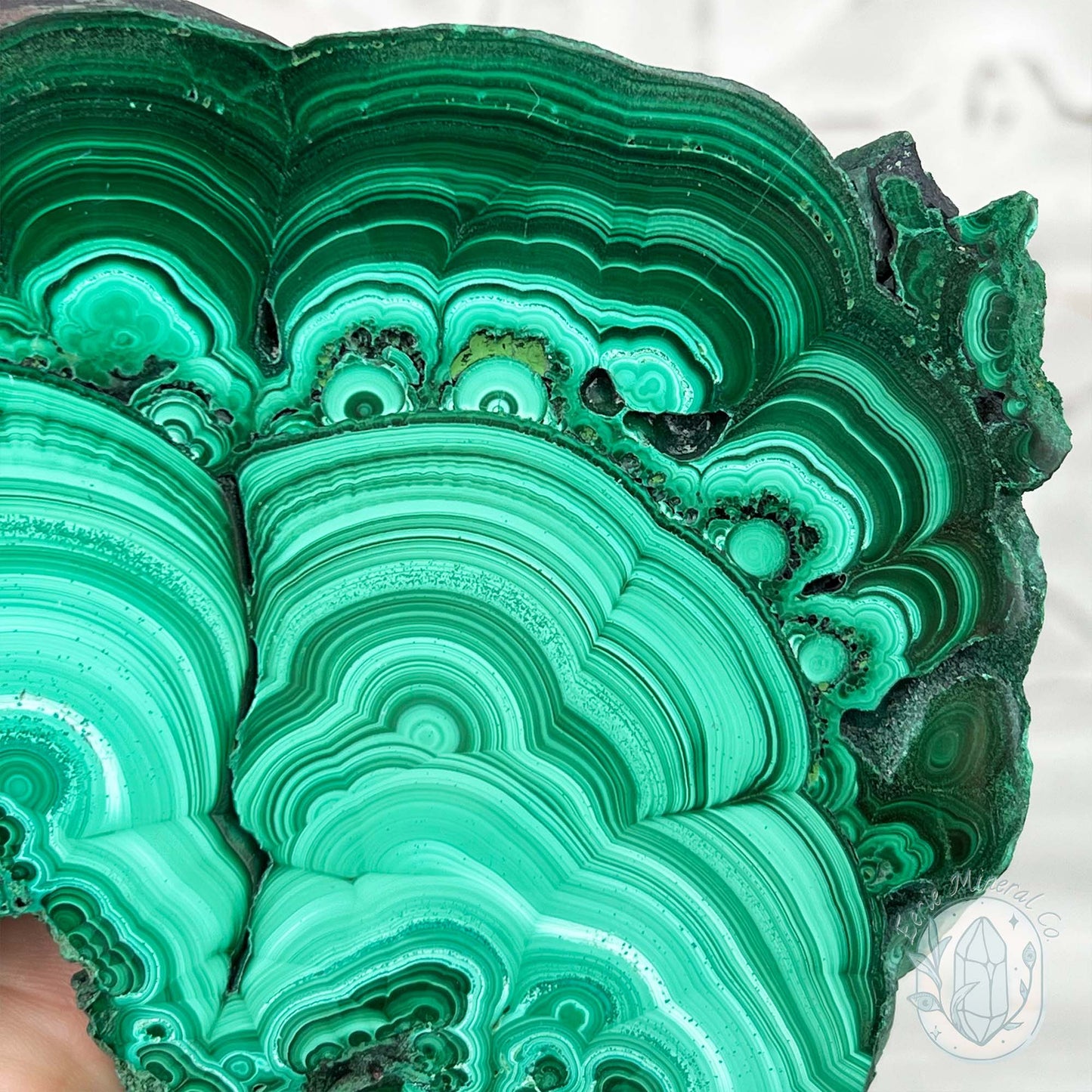 Polished .60" Thick Malachite Specimen Slab