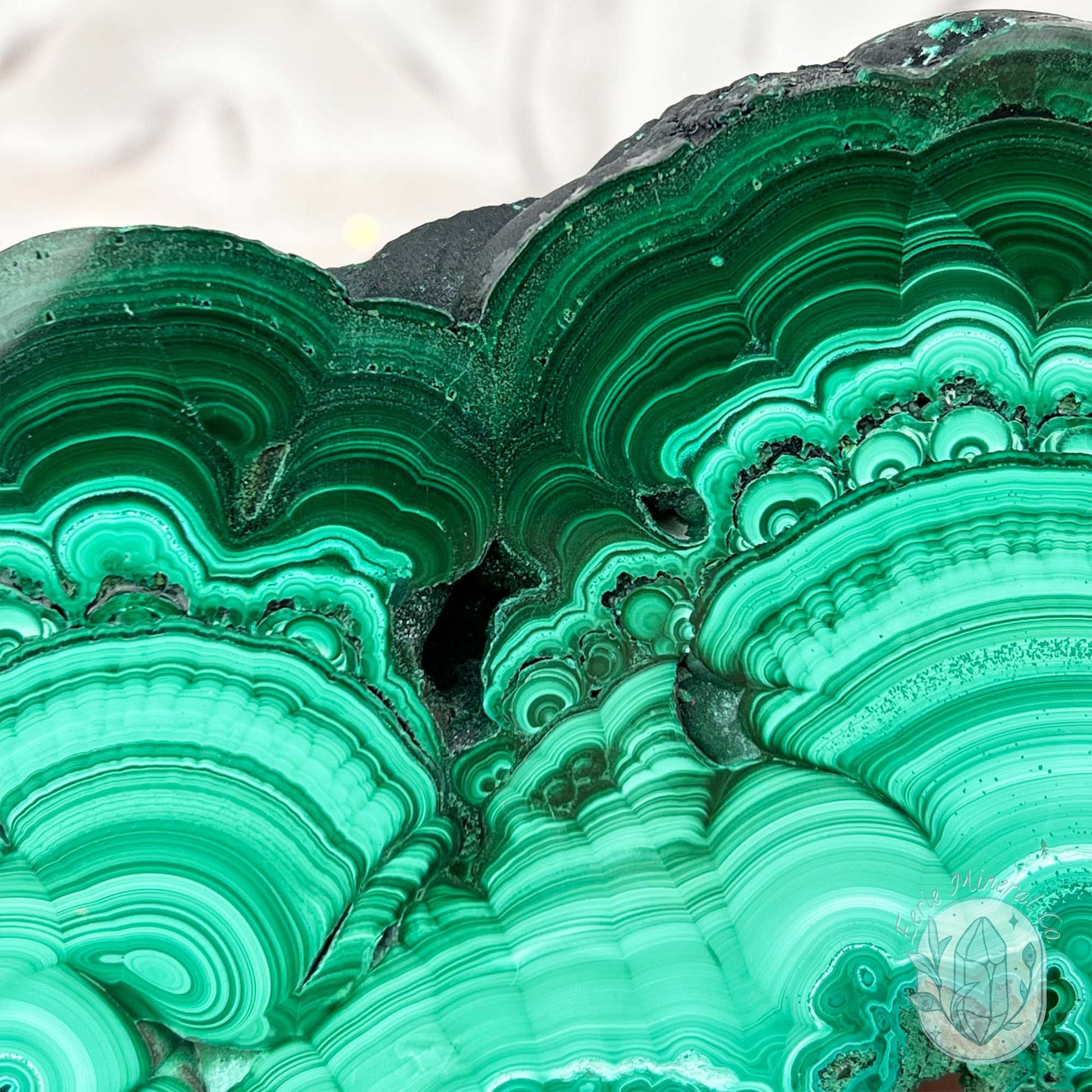 Polished .60" Thick Malachite Specimen Slab