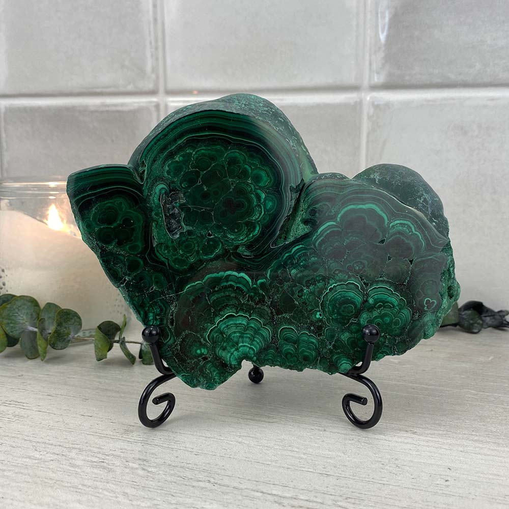 Polished Malachite Slab